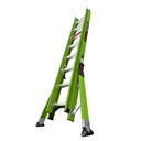 17216EN SUMOSTANCE with HYPERLITE Technology, 2 x 8 rungs - EN 131 - 150 kg Rated, Fiberglass Extension Ladder with GROUND CUE and Pole Strap