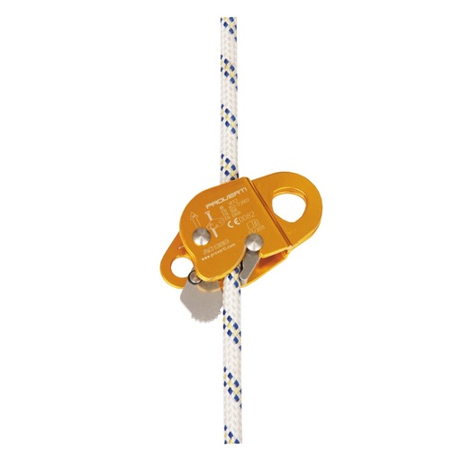 [AC080-AC300-AZ011] AC 080 Guided type fall arrester + Πολυεστέρας work rope AC 300 2m + 2 connector AZ 011 + AX 901  Rope sleeve