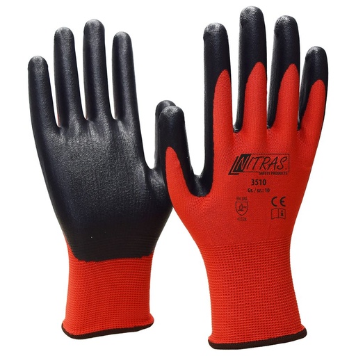 [N3510] N3510 NITRAS nitrile foam coated nylon Ασφάλεια Προστατευτικά γάντια εργασίας