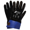 N6726 Γάντια προστασίας κοπής TAEKI, μαύρο, επένδυση διπλής στρώσης