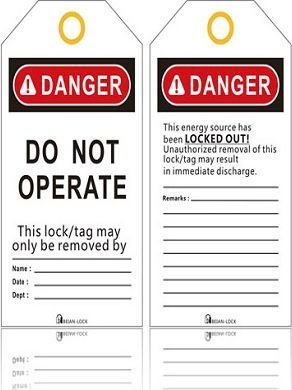 [P01] P01 Danger Safety Tags