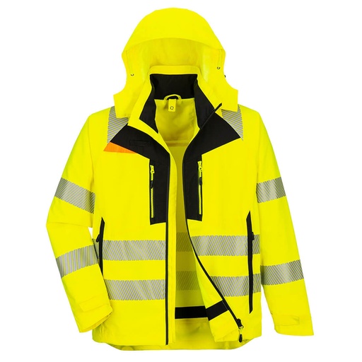 [DX466] DX466 DX4 Hi-Vis Winter Rain Breathable 4-in-1 Jacket