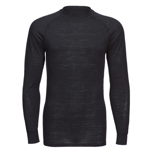 [B183] B183 Merino Wool Crewneck маица со долги ракави