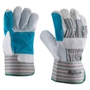 BULL-GA Cowsplit Leather Double Palm Rigger Ασφάλεια Προστατευτικά γάντια εργασίας