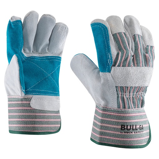 [BULL-GA] BULL-GA Cowsplit Leather Double Palm Rigger Ασφάλεια Προστατευτικά γάντια εργασίας