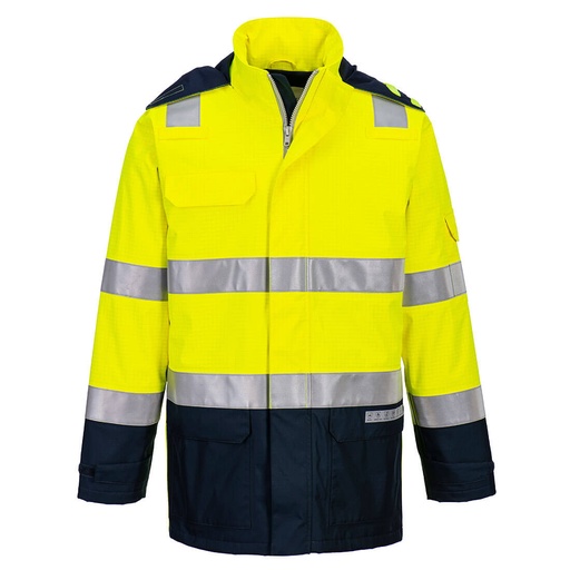 [FR605] FR605 Bizflame Rain+ Hi-Vis Multi-Norm Arc Jacket APC 2 (25 ELIM)