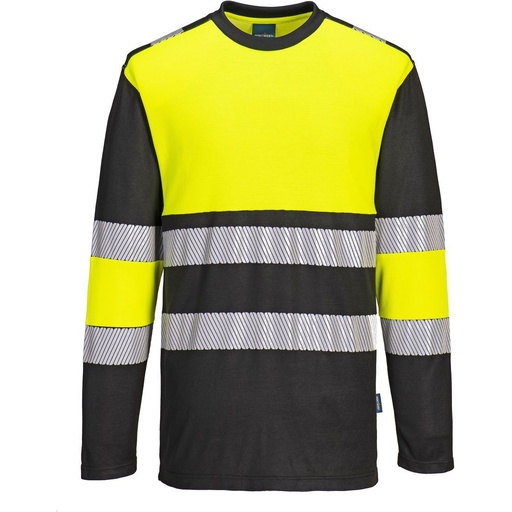 [PW312] PW312 PW3 Hi-Vis Cotton Comfort Class 1 T-Shirt L/S