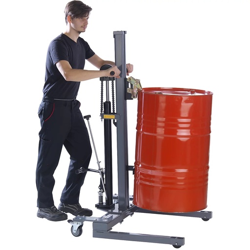 [532068-W10] 532068 eurokraft basic Drum grip, lifting height 780 mm, max. load 300 kg