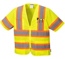 US383 Augusta Sleeved Hi-Vis Vest