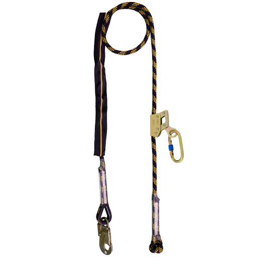 [101007100001] 238 Kernmantle work positioning lanyard with a grip adjuster