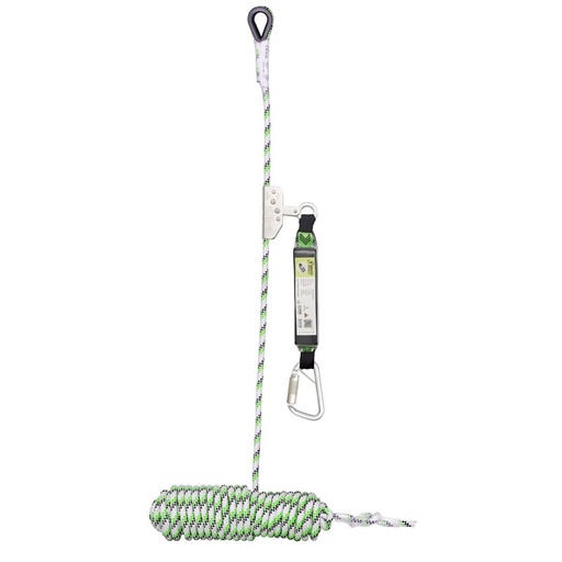 FA20102A NIRO-S Guided type fall arrester on kernmantle rope,12mm with energy absorber