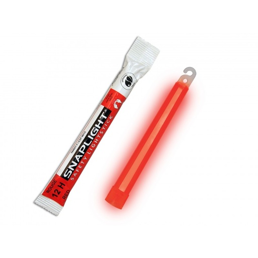 [8078BI] 6&quot; SNAPLIGHT RED LIGHTSTICK (15CM) 12HR