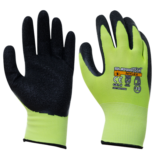 [STNylex] SUPER TECH NYLEX Latex Coated Safety work gloves