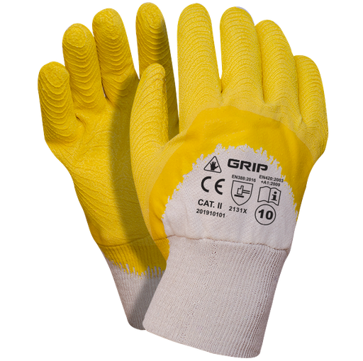 [Grip] GRIP Latex Coated Safety work gloves