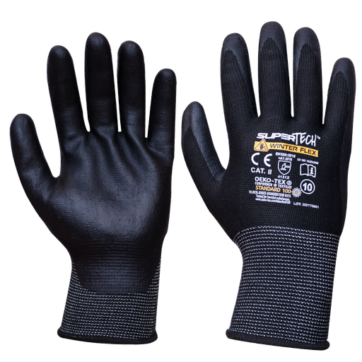 SUPER TECH WINTER FLEX Microfoam Nitrile Coated зимски заштитни ракавици