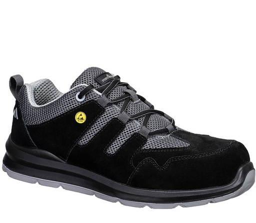 [FE07] FE07 Composite Cow Suede Leather Trainer S1 ESD SR FO
