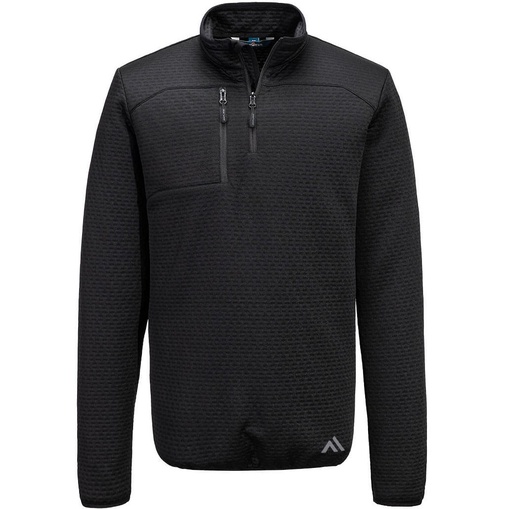 [KX376] KX376 KX3 Textured 1/4 Zip Sweatshirt