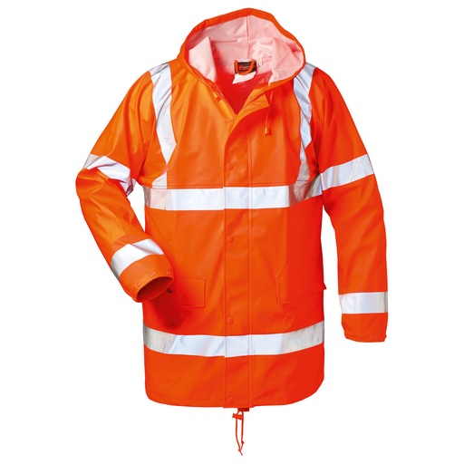 [2341] FINN Hi-Vis Waterproof PU Rain Jacket