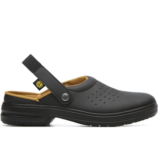 [A0121V03] 00E10 Clogs with Heel strap OB E-A FO ESD SRC (Perforated)