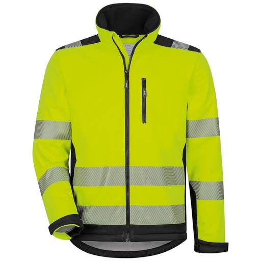 [2274] RYAN/DYLAN Hi-Vis Waterproof Breathable Softshell (3L), Segmented Tape