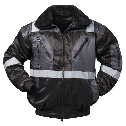[23643] KIRKENES Winter Two-Tone Pilot 4-in1 jacket, Reflective tapes