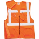 RT26 Hi-Vis Zip Executive Vest