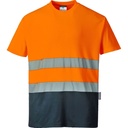 S173 Μπλούζες T-Shirts Βαμβάκι Comfort Δίχρωμο