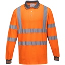 S271 Hi-Vis Cotton Comfort Polo Shirt L/S