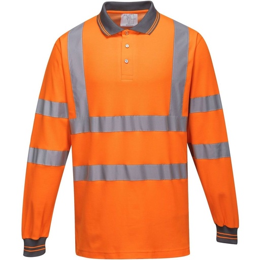 [S271] S271 Comfort Polo памучна блуза со долги ракави