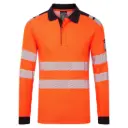 FR734 PW3 Modaflame Knit HVO FR Long Sleeve Polo Shirt