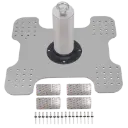 FA6030000 Extremity constant force post for KS-Line lifeline on trapezoïdal roof sheet