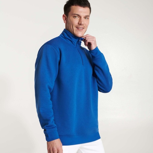 [SU1109] SU1109 ANETO Sweatshirt with matching half zip and polo neck
