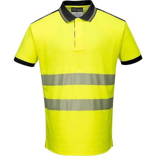 [T180] T180 Vision Поло маица со висока видливост Cotton Comfort S/S