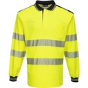 T184 PW3 Hi-Vis Polo Shirt L/S