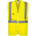 C357 Hi-Vis Executive Vest With Tablet Pocket