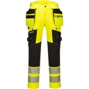 DX442 DX4 παντελόνι Hi-Vis με αποσπώμενες τσέπες