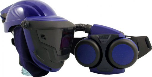 [H06-8410] SR 584/SR 580/SR 500 Fan unit, Protective helmet, Welding visor and Leather belt