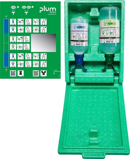 [4810] 4810 Plum Combi-Box DUO MAXI with 1x500ml pH Neutral DUO + 1x1000ml Plum DUO Eye Wash