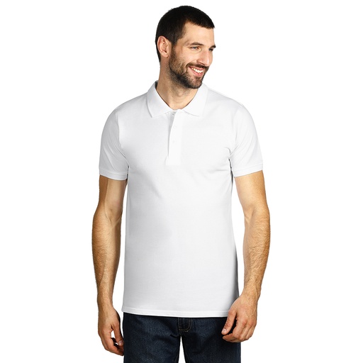 [50.034.90] 50.034.90 AZZURRO II, Polo shirt, 100% cotton, 180 g/m2, White