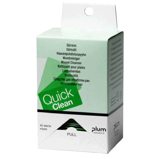 [5551] 5551 QuickClean® ανταλλακτικά καθαρισμού πληγών, 40 τεμ